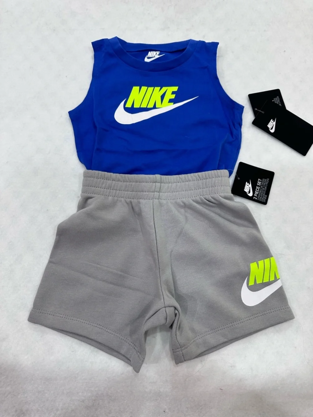 Boy’s Nike Blue and Gray Short Set